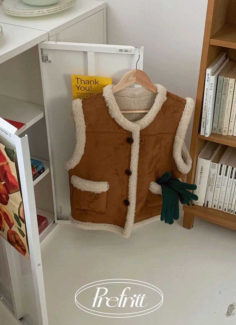 [PreFritt] Peanut reversible mustang vest