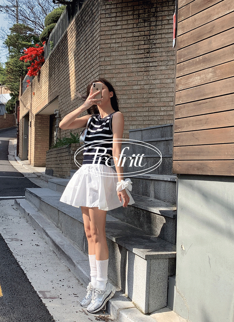 [PreFritt] Atelier cotton flare skirt